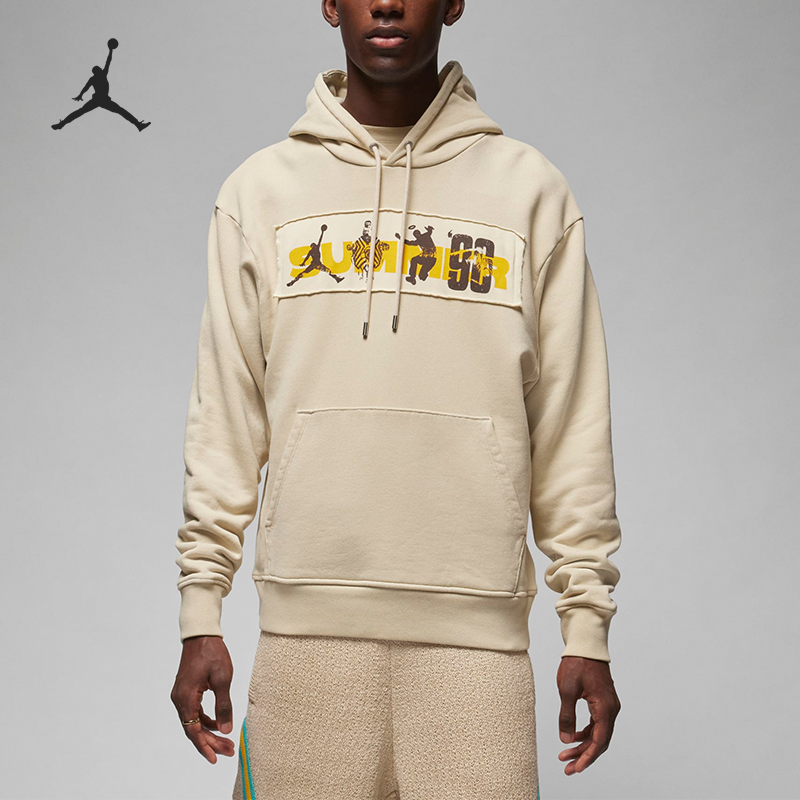 耐克男士时尚印花宽松套头卫衣