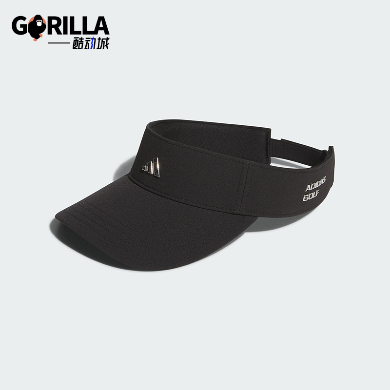 Adidas/阿迪达斯正品METAL VISOR男女运动经典遮阳空顶帽JY1596