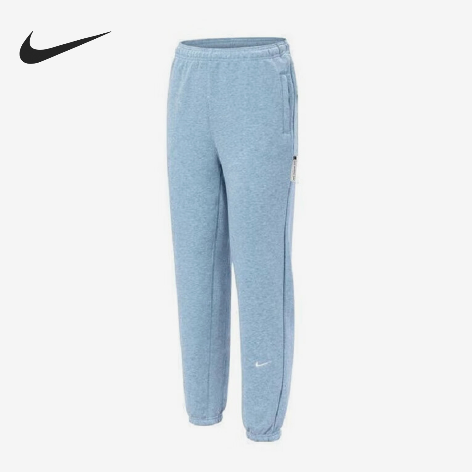 Nike/耐克正品2024冬季大童运动保暖束脚针织长裤FZ5027-464