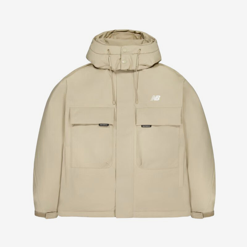 New Balance/NB正品冬季新款男子户外休闲连帽羽绒服AMJ44399-SOT