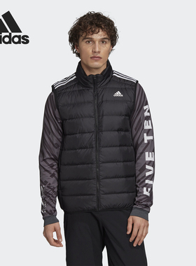 Adidas/阿迪达斯正品ESS DOWN VEST男子运动鸭绒马甲GH4583