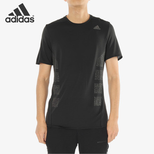 TEE CRU 阿迪达斯正品 T恤CG1130 男子跑步运动短袖 PRISM Adidas