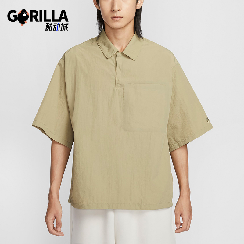 耐克男士时尚简约POLO领短袖T恤