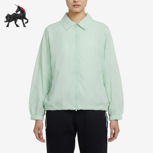 Nike/耐克正品女士翻领拉链休闲运动长袖夹克外套IO1521-391