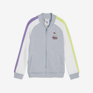 Puma/彪马正品新款儿童时尚简约拼接运动夹克外套624853-63