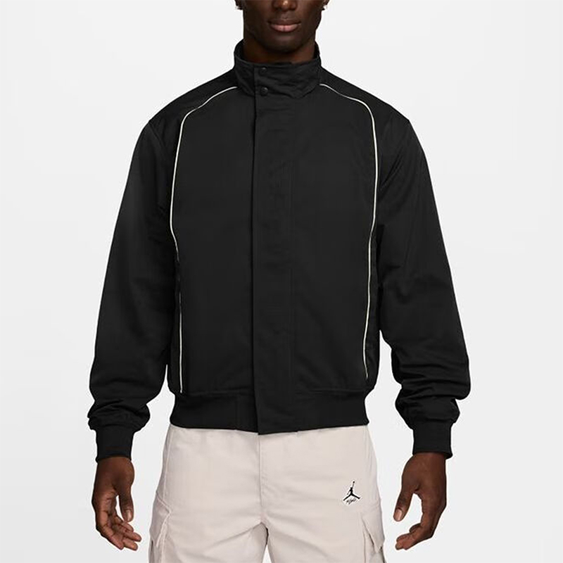 耐克男士拼接潮流时尚立领外套