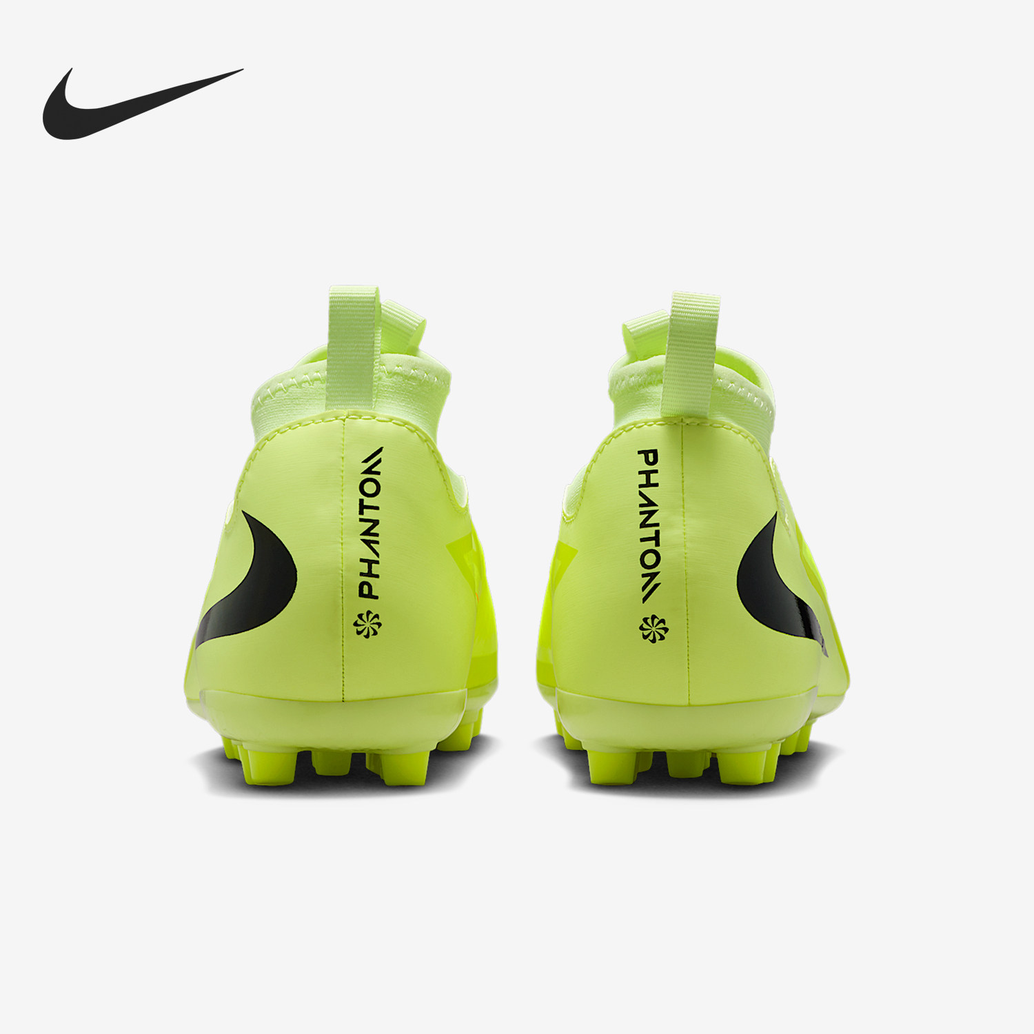 Nike/耐克正品2025秋季款儿童高帮一脚蹬足球鞋HQ2034-800