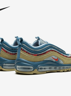Nike/耐克正品Air Max 97 GS女子大童牛仔跑步鞋BV6374-200