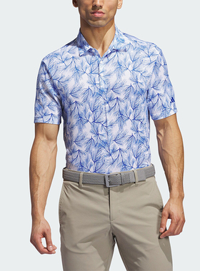 Adidas/阿迪达斯正品ULT365 PINE PRT男士翻领舒适POLO衫IW1412