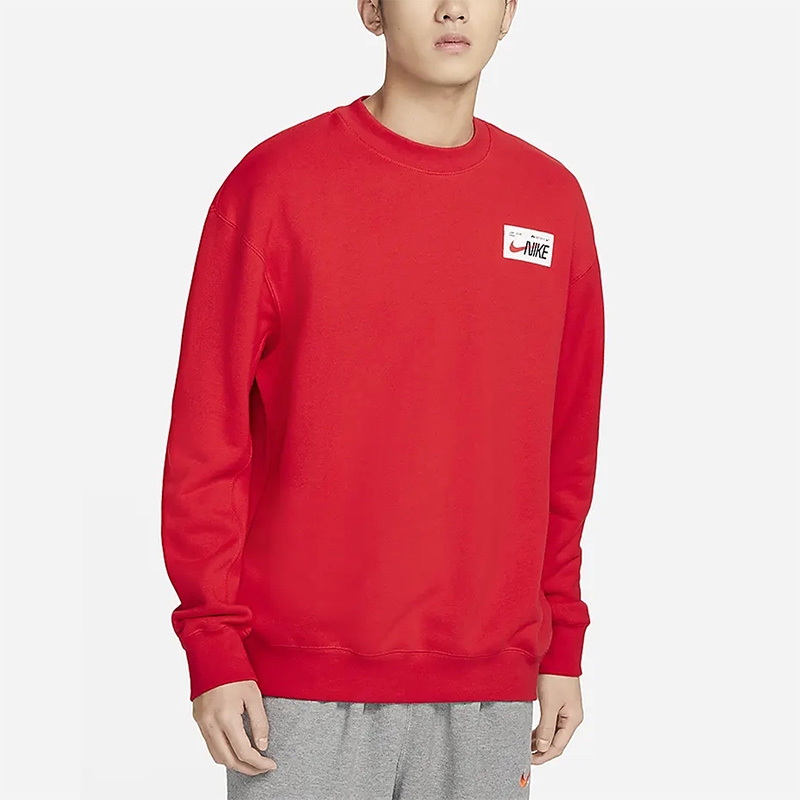 Nike/耐克正品新款男子加绒保暖运动圆领卫衣FD4059-657