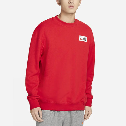 Nike/耐克正品新款男子加绒保暖运动圆领卫衣FD4059-657