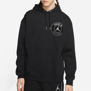 巴黎圣日耳曼男镶边衫 Jordan 休闲卫衣冬CV9907 耐克正品 Nike