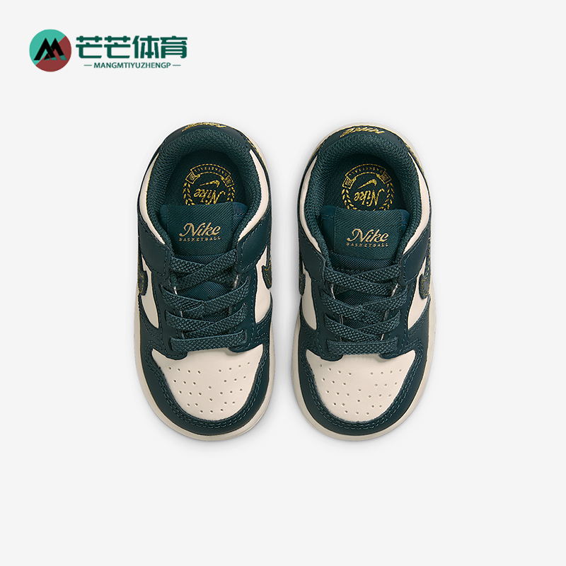 Nike/耐克正品Dunk Low 婴童运动复古低帮透气板鞋FB9107-301