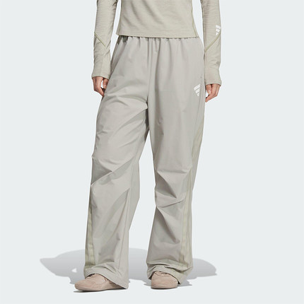 Adidas/阿迪达斯正品2025夏季款女士日常宽松梭织休闲长裤KC5788