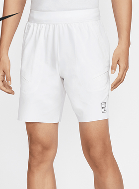 Nike/耐克官方正品Dri-FIT男士透气网球训练运动短裤FZ9323-100