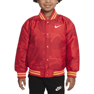Nike/耐克官方正品当季新款小童休闲夹棉运动立领外套FJ9685-657