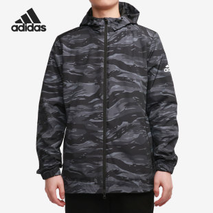 男子训练运动休闲连帽夹克 Adidas 新款 当季 GP0972 阿迪达斯正品