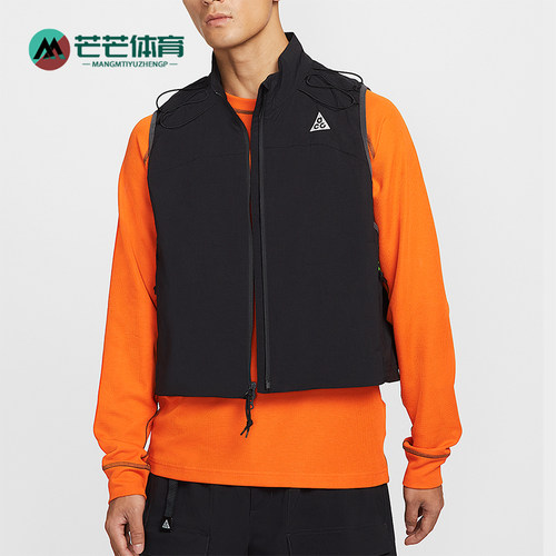 Nike/耐克正品2025夏季款男士透气宽松日常户外马甲HV0601-010