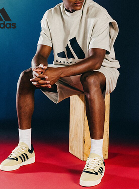 Adidas/阿迪达斯官方正品三叶草男女宽松篮球运动无袖卫衣IN7704