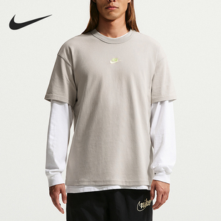 Nike/耐克官方正品舒适春季款男士圆领套头透气短袖IH1122-236