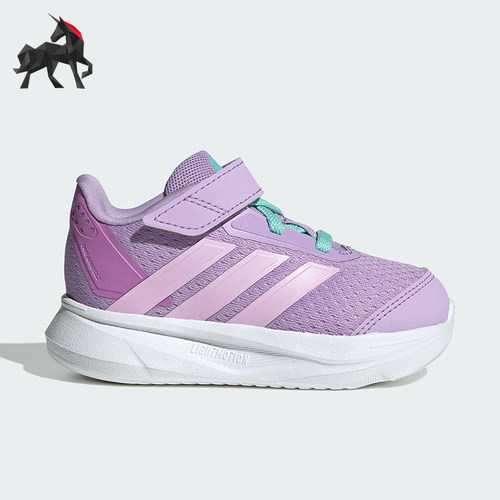 Adidas/阿迪达斯正品2025夏季款婴童透气网眼魔术贴运动鞋JQ3023