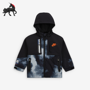 Nike Futura小童运动时尚 连帽印花休闲外套IO6123 070 耐克正品