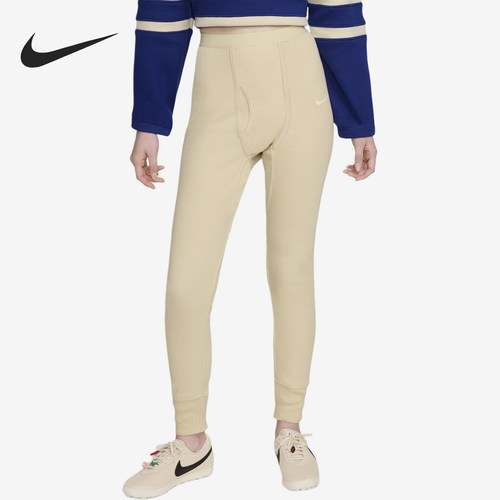 Nike/耐克正品2025男士针织松紧腰耐穿束脚长裤FQ4568-120