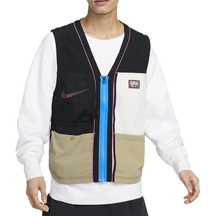 Nike/耐克官方正品当季新款拉链男子运动工装马甲FJ7683-010