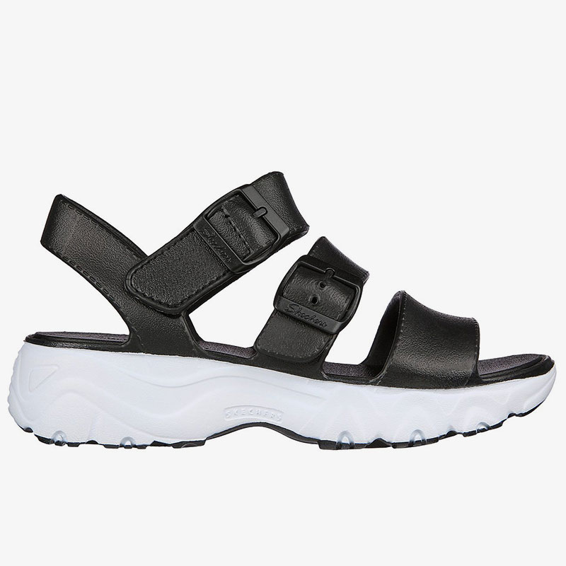 Skechers/斯凯奇正品夏季新款女子运动休闲透气魔术贴凉鞋