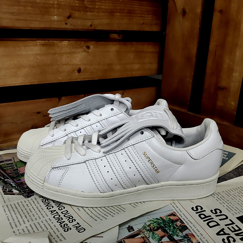 Adidas/阿迪达斯正品夏季新款三叶草女子运动休闲板鞋FV3421