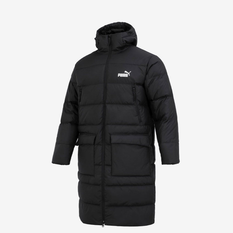 Puma/彪马正品冬季新款男子休闲保暖中长款羽绒服849985-01