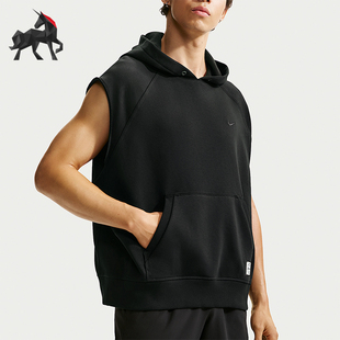 Nike/耐克正品夏季款男士休闲针织透气无袖训练连帽衫IF2796-010