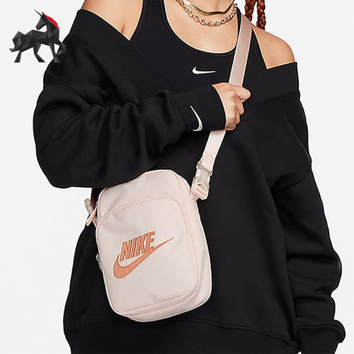 Nike/耐克正品时尚男女休闲系带图案运动单肩包FB3041-838