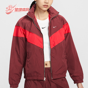立领夹克外套FV6305 运动女士宽松训练梭织经典 619 耐克正品 Nike