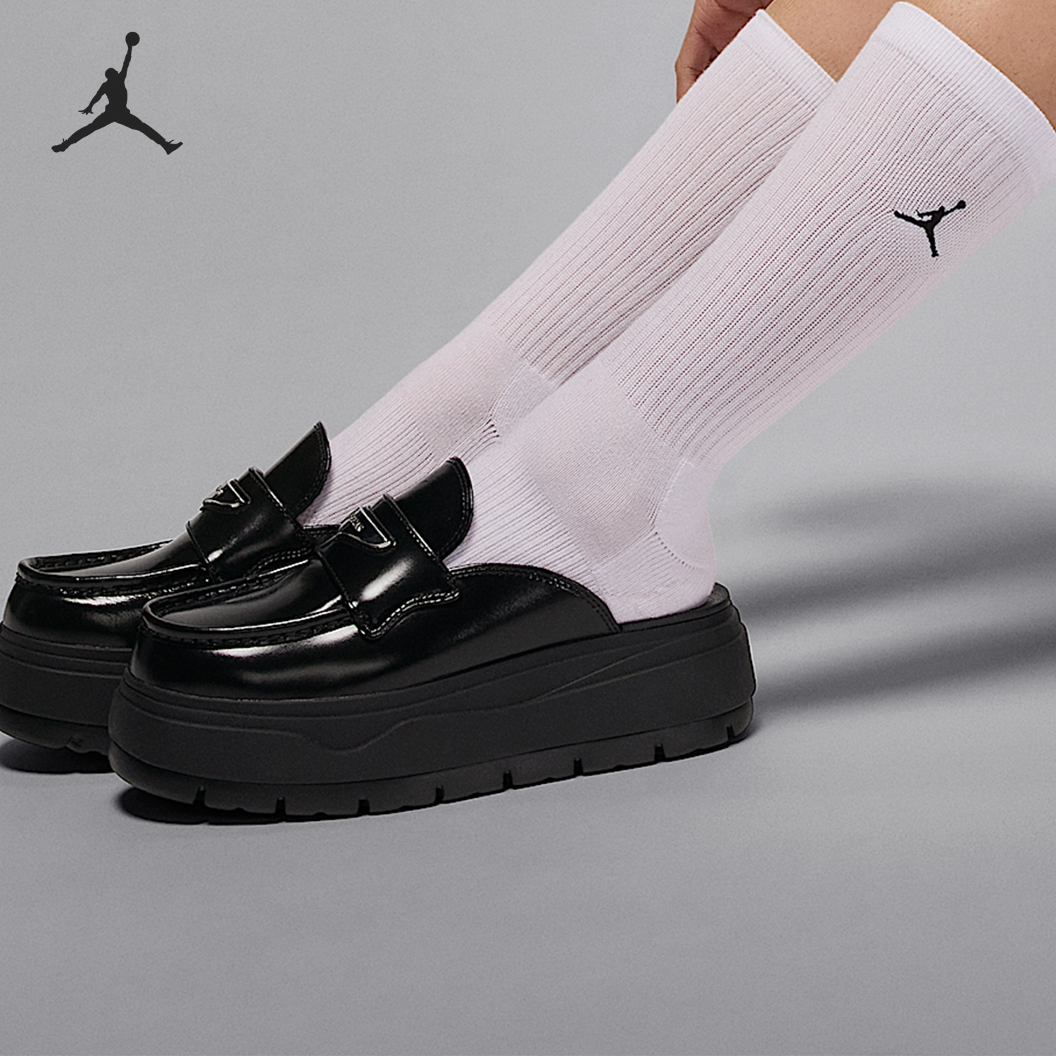 Nike/耐克正品JORDAN女士日常厚底一脚蹬休闲凉拖HJ4292-001