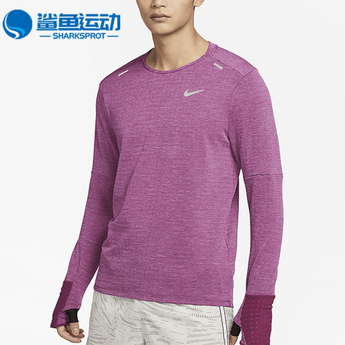 耐克男子加绒保暖跑步上衣
