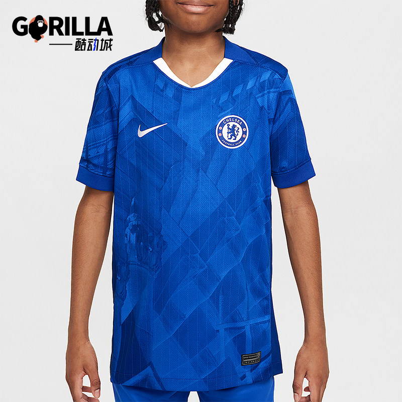 Nike/耐克正品Dri-FIT大童足球运动透气经典训练球衣HJ5285-496