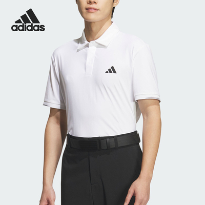Adidas/阿迪达斯正品2026夏季男士日常时尚透气休闲Polo衫 JZ4314