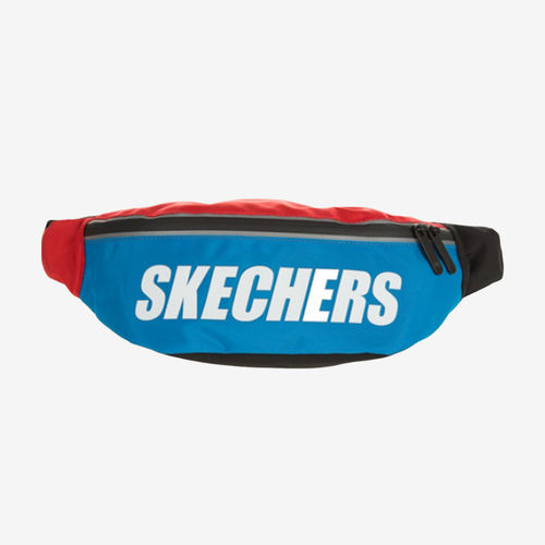 Skechers斯凯奇正品男女拉链有夹层旅行腰包SMBUS19D006-0002