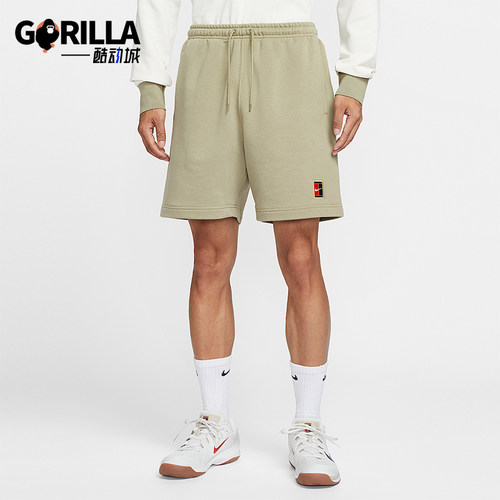 Nike/耐克正品2025男士透气针织网球运动刺绣训练短裤HM6769-276