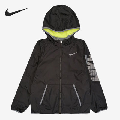 Nike/耐克正品春季新款大童两面穿抓绒连帽外套 CT3737-600