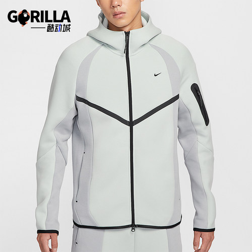 Nike/耐克正品Tech Windrunner男士休闲连帽刺绣外套IF1326-034