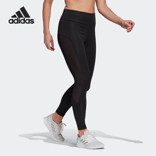 Adidas/阿迪达斯正品2025女士高腰健身运动紧身长裤GL4028