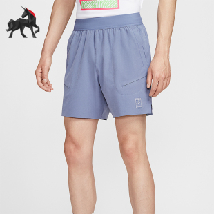 Nike/耐克正品夏季男士弹力轻盈运动训练经典网球短裤FZ6914-499