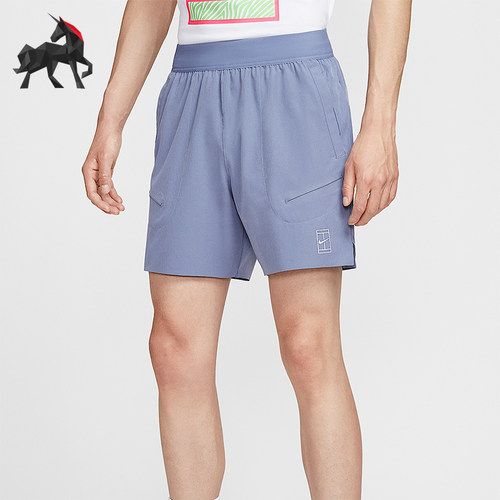 Nike/耐克正品夏季男士弹力轻盈运动训练经典网球短裤FZ6914-499