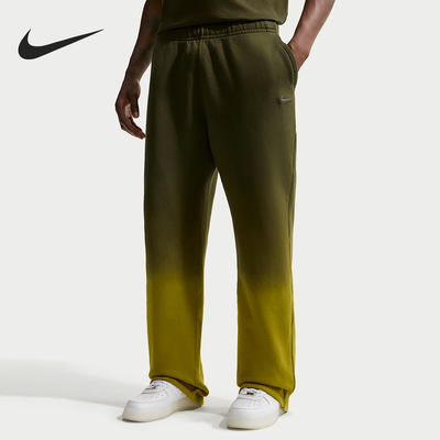 Nike/耐克官方正品男士时尚直筒加绒中腰松紧运动长裤HJ6336-390
