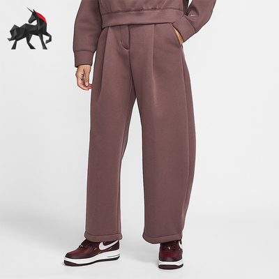 Nike/耐克正品Sportswear女士休闲针织中腰刺绣长裤IF0322-502