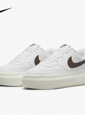 Nike/耐克官方正品Court Vision Alta LTR女士厚底板鞋DM0113-103