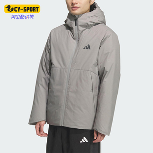 Adidas/阿迪达斯正品TECH DOWN JKT男士运动保暖连帽羽绒服KQ5503