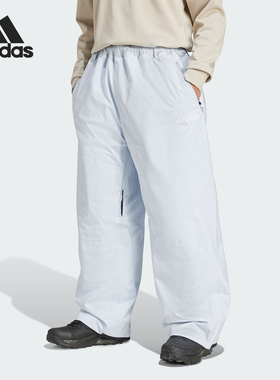 Adidas/阿迪达斯正品新款男士防风简约保暖夹棉滑雪裤JJ3364